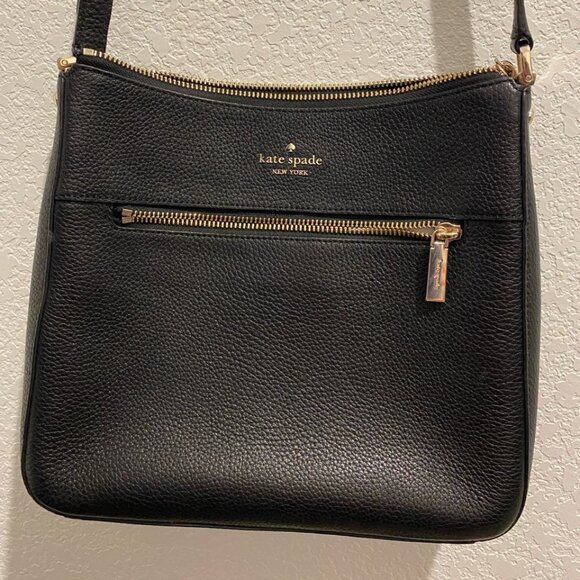 Kate Spade Crossbody Black Gold - Picture 2 of 3